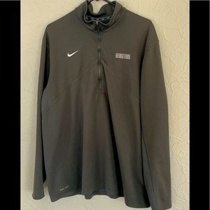 MENS NIKE DRIFIT GEORGETOWN HOYAS QUARTER ZIP PULLOVER JACKET SIZE XXL LIKE NEW